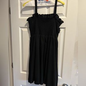 Black Open Back Sundress